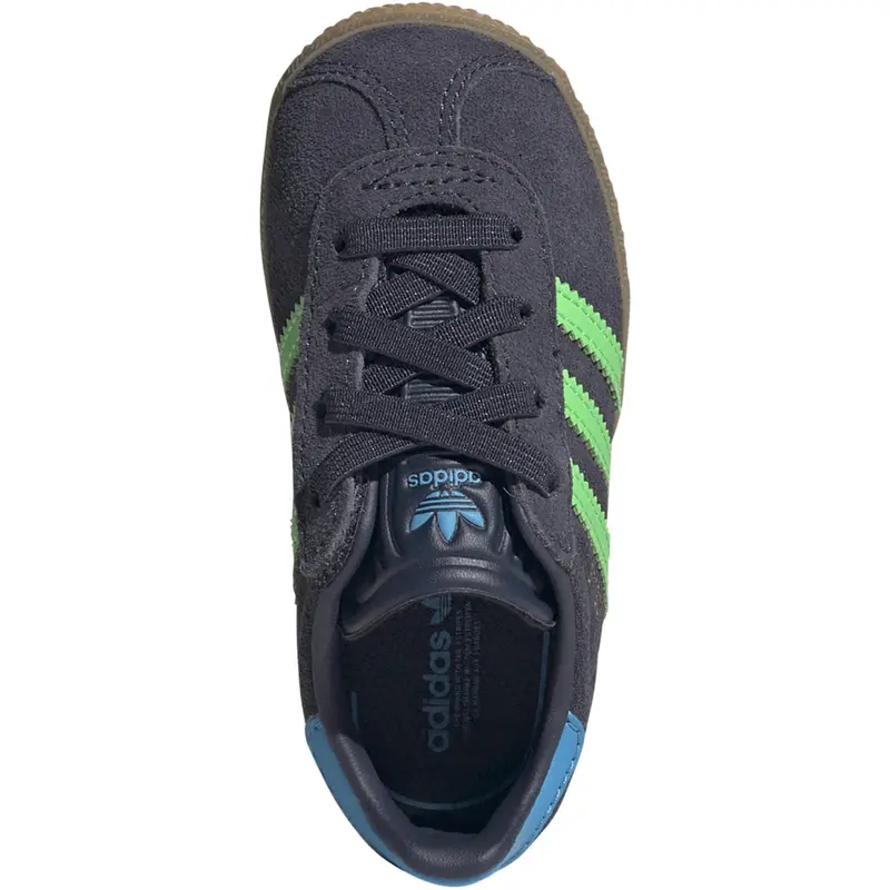 Adidas Originals Shadow Navy/Screaming Green/Lucid Aquamarine Gazelle Cf El I Sneakers 10