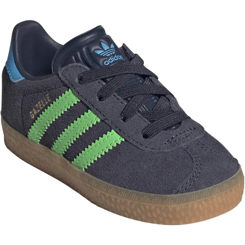 Adidas Originals Shadow Navy/Screaming Green/Lucid Aquamarine Gazelle Cf El I Sneakers 2