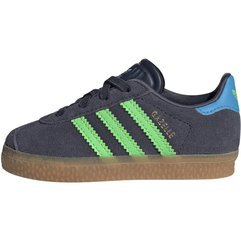 Adidas Originals Shadow Navy/Screaming Green/Lucid Aquamarine Gazelle Cf El I Sneakers 7