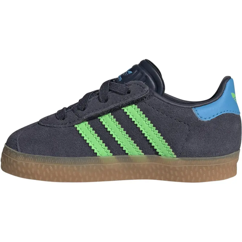 Adidas Originals Shadow Navy/Screaming Green/Lucid Aquamarine Gazelle Cf El I Sneakers 8