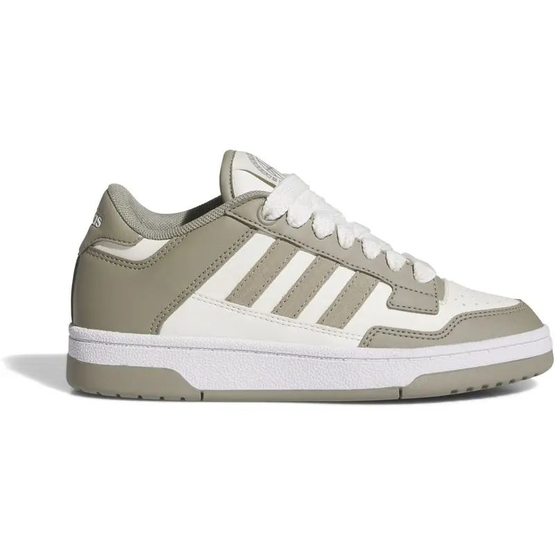 Adidas Originals Silver Pebble/Cloud White/Ftwr White Rapid Court Low J Sneakers 1