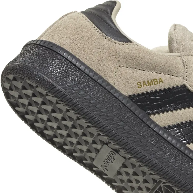 Adidas Originals Stone Khaki/Core Black/Utility Black Samba Xlg J Sneakers 4