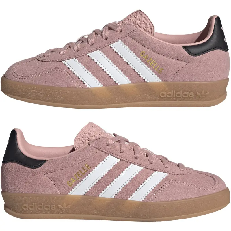 Adidas Originals Wonder Mauve/Ftwr White/Core Black Gazelle Indoor J Sneakers 5