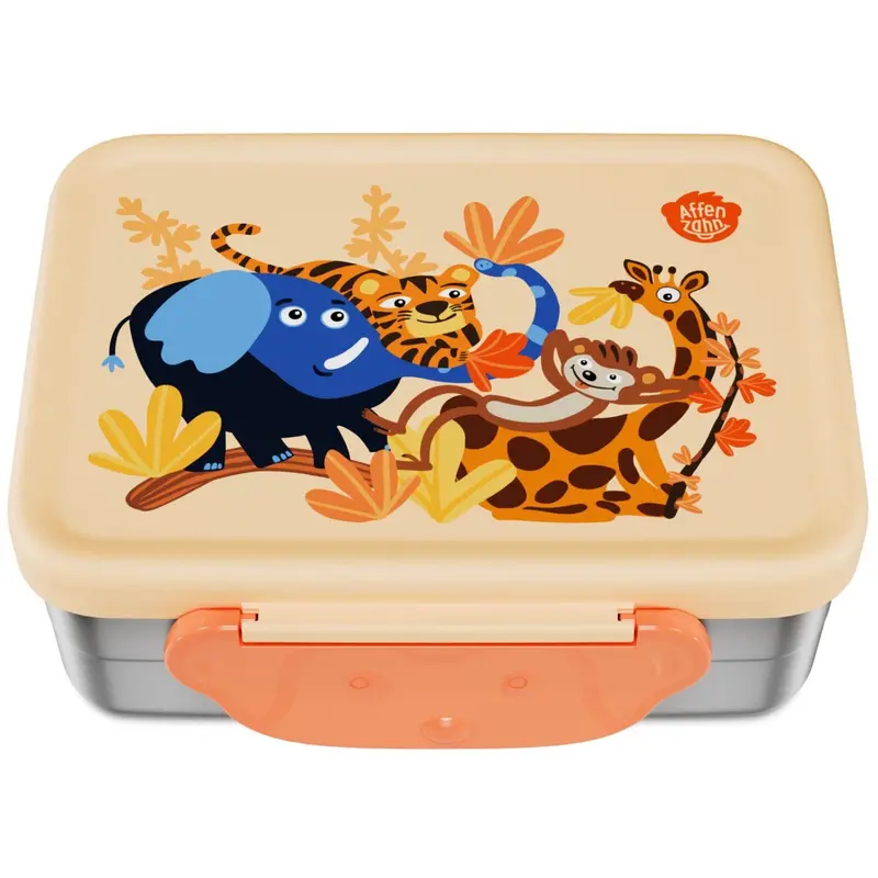 Affenzahn Sunny Savannah Lunchbox Stainless Steel 1