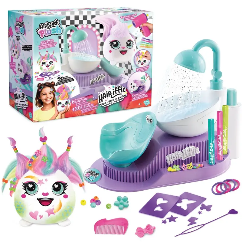 Airbrush Plush Hair-Iffic Hair Style Salon 1