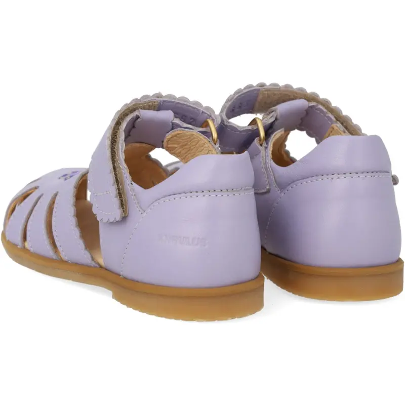 Angulus Amethyst Sandal Med Lukket Tå Og Sommerfugl 2