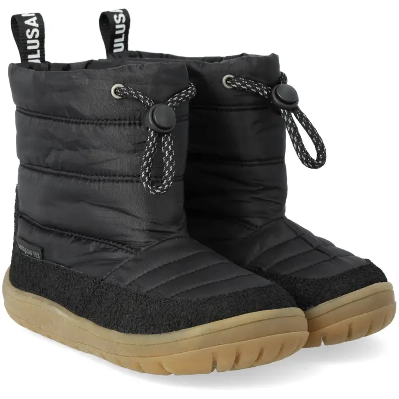 Angulus Black/Black Lightweight And Flexible Tex Winter Boot In Nylon 1