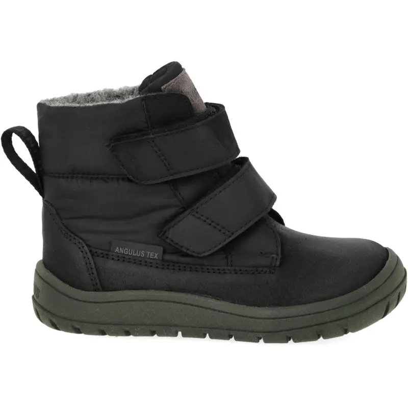 Angulus Black/Dark Grey Tex Boot In Nylon With Durable Leather Details 5