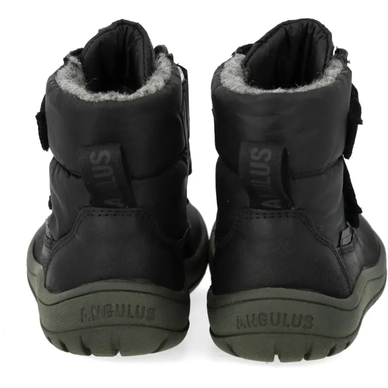 Angulus Black/Dark Grey Tex Boot In Nylon With Durable Leather Details 7