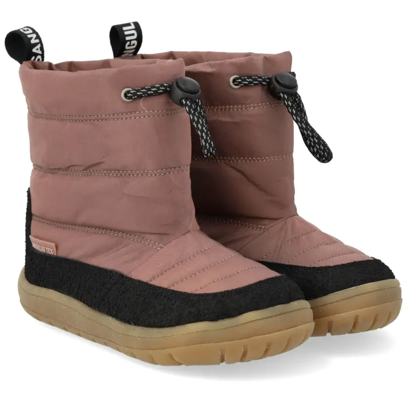 Angulus Black/Dusty Rouge Lightweight And Flexible Tex Winter Boot In Nylon 1