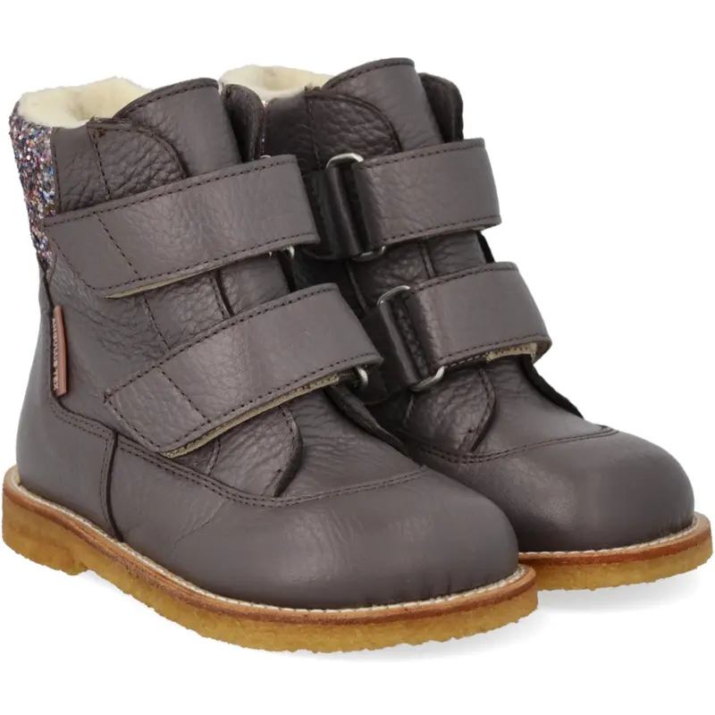 Angulus Lavender/Pastel Multi Glitter Tex Boot With Glitter And Velcro 1