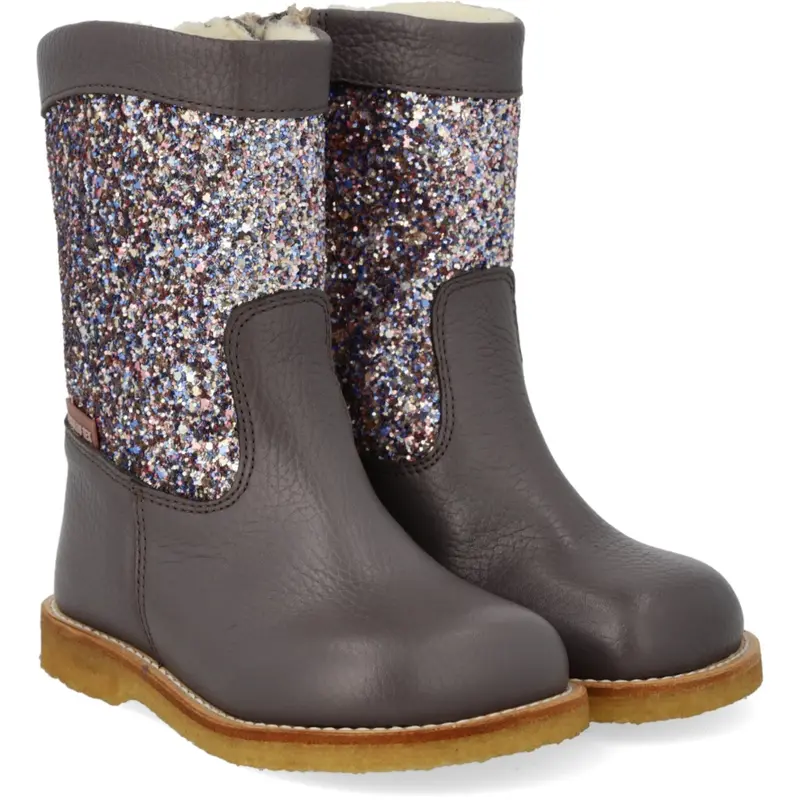Angulus Lavender/Pastel Multi Glitter Tex Glitter Boot With Glitter And Zipper 1