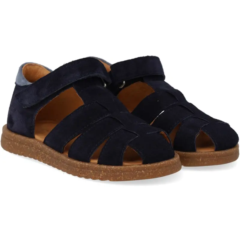 Angulus Navy/Blue Fog Sandal Med Justerbar Velcrolukning 1