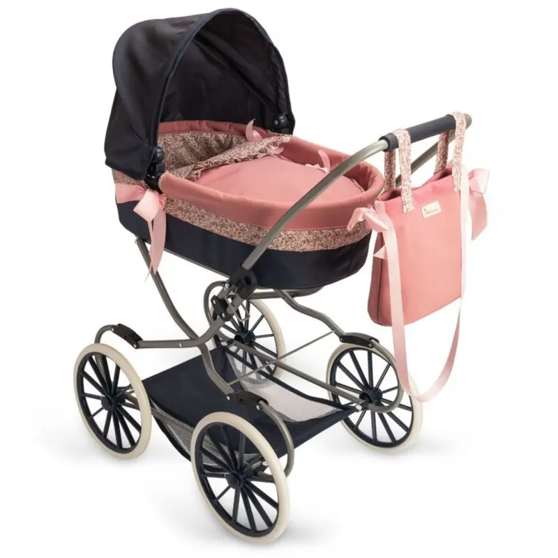 Así Martina Kollektion - Luksus Barnevogn, Lift Og Pram I Ét, Til Dukker 36–46 Cm 1