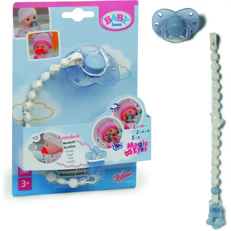 Baby Born Dummy With Clip Blue 1