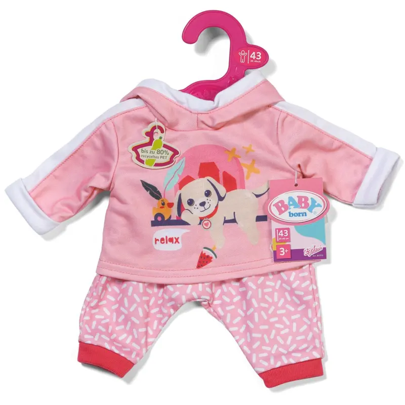Baby Born Jogging Suit Pink 43Cm 1