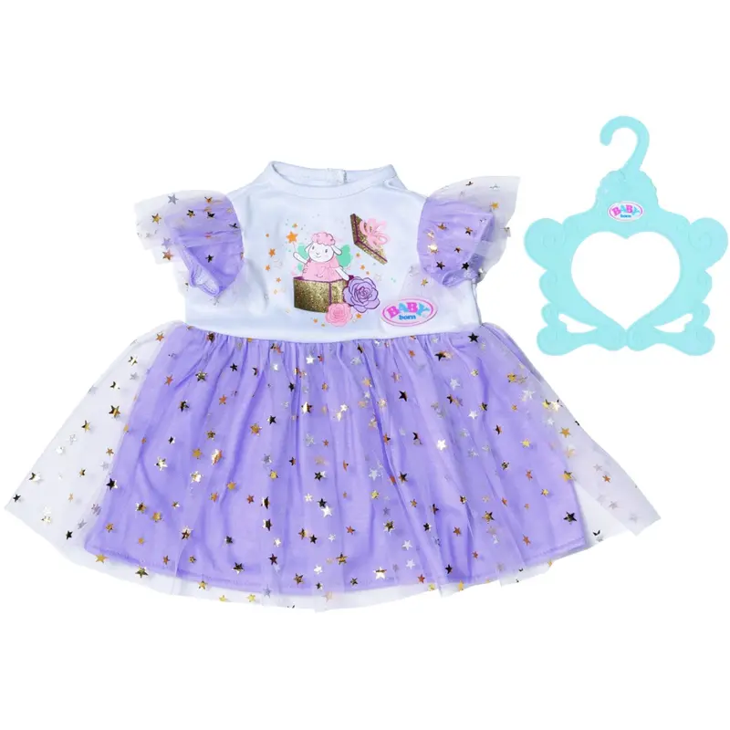Baby Born Lilac Tutu Dress 43 Cm 1
