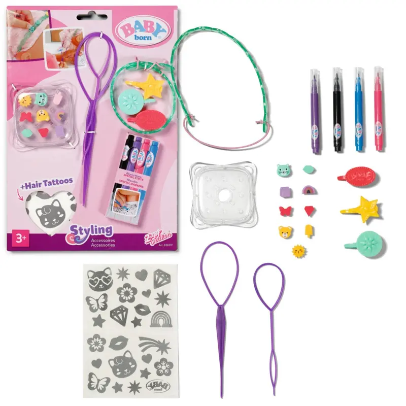 Baby Born Styling Marker & Accessories 1