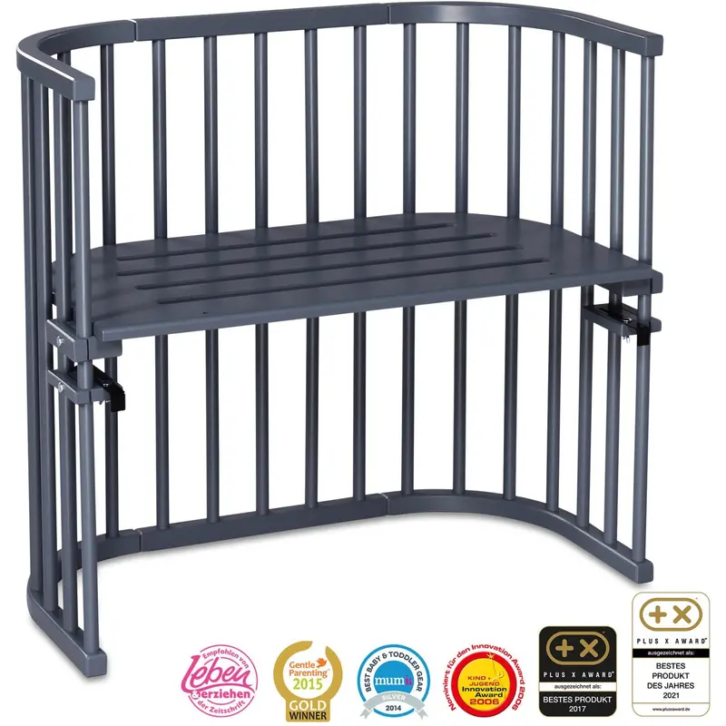 Babybay® Grey Varnished Original Co-Sleeper 1