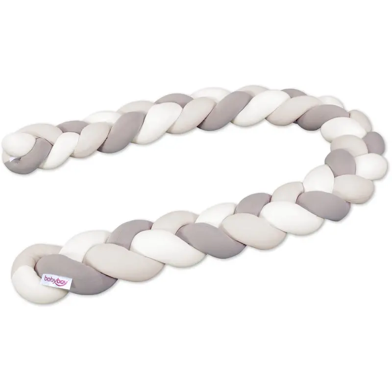 Babybay® Ivory/Beige/Cream Nest Snake Jersey Braided 280 Cm 1