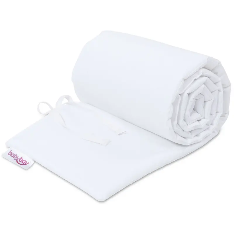 Babybay® White Piqué Bed Bumper 1