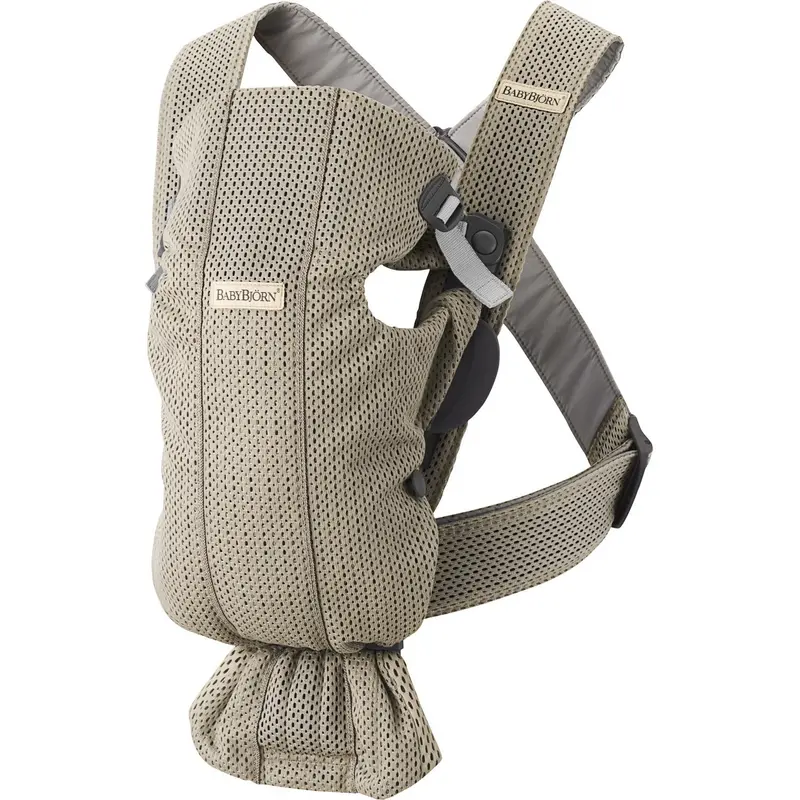 Babybjörn Grey Beige Baby Carrier Mini 1