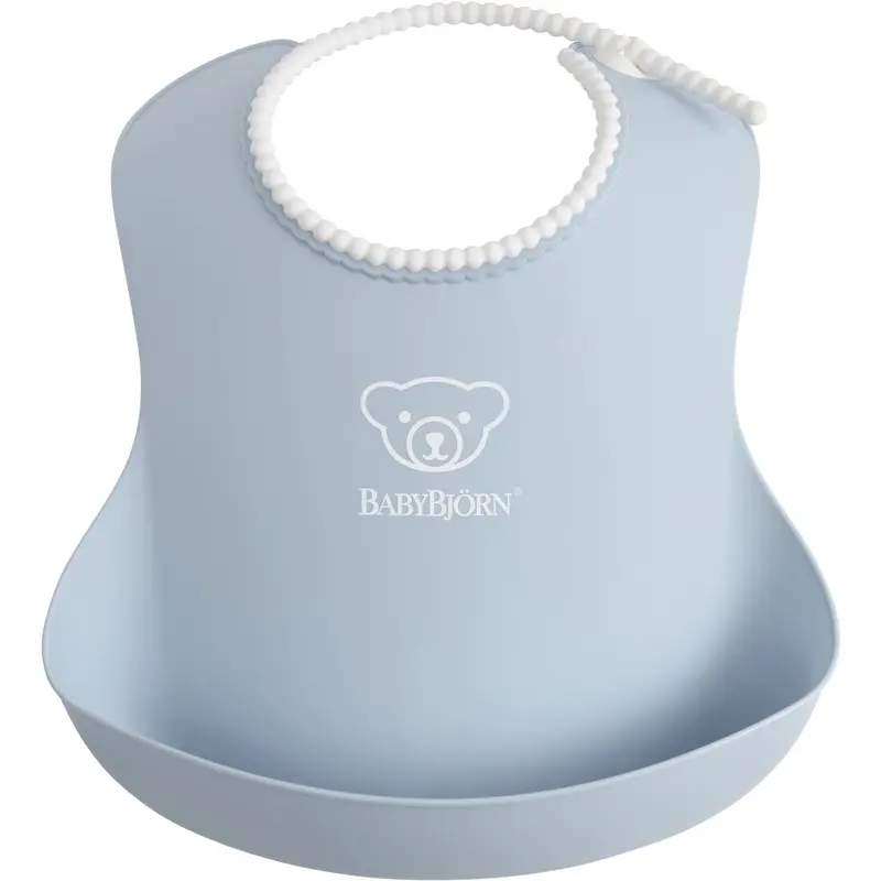 Babybjörn Pastel Blue Bib 1