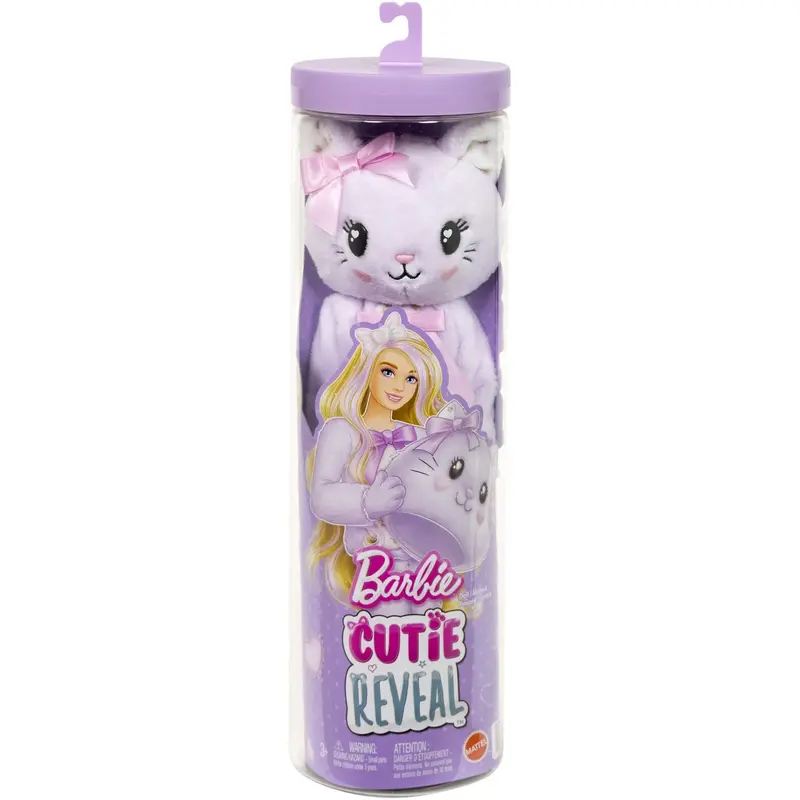 Barbie® Cutie Reveal Sweet Bows Purple Kitten 1