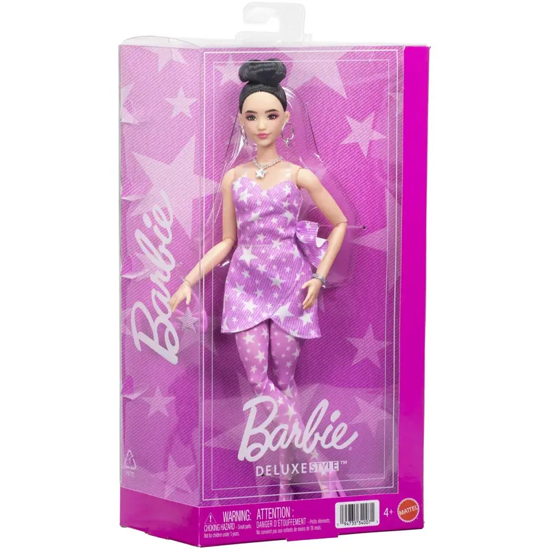 Barbie® Deluxe Style Pink Denim Star Wrap Asian 1