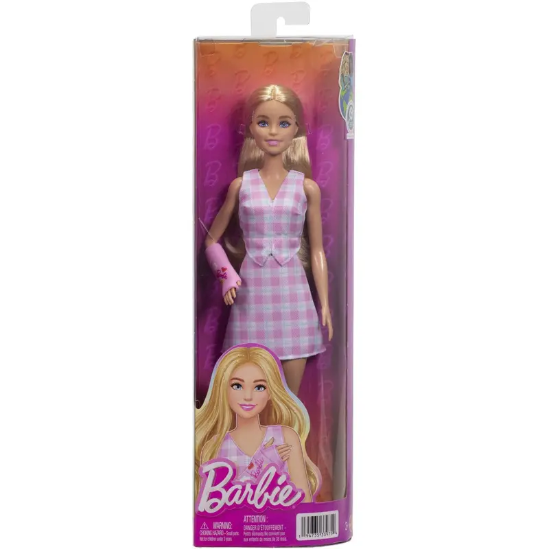 Barbie® Fashionista Doll Pink Plaid Blonde Wcast 1