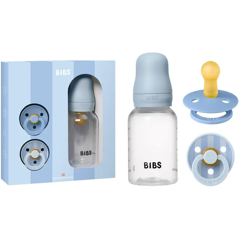 Bibs Baby Blue Gift Set Baby Sprinkle 1
