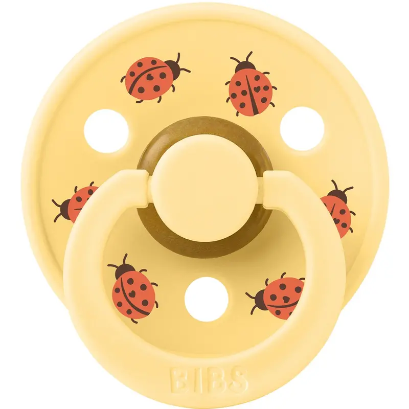 Bibs Pale Butter Pacifier Studio Colour Ladybug Friends Latex 1
