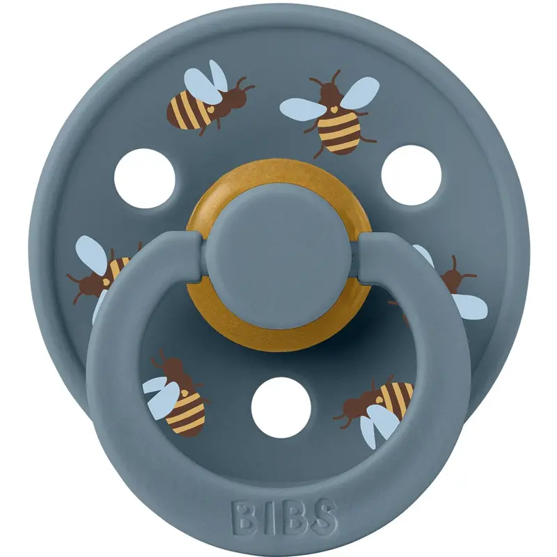 Bibs Petrol Pacifier Studio Colour Bumblebee Friends Latex 1