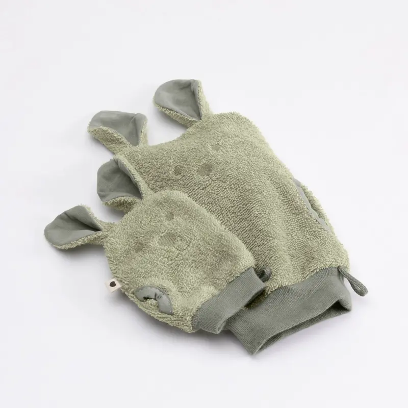 Bibs Sage 2-Pack Kangaroo Wash Cloth 2