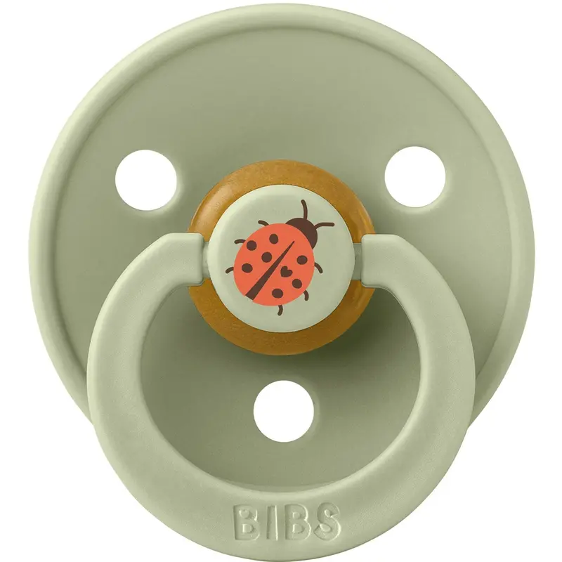 Bibs Sage Pacifier Studio Colour Ladybug Latex 1