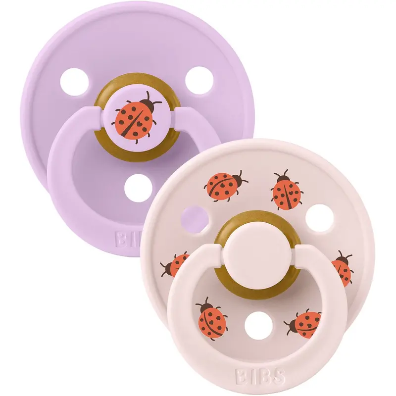 Bibs Sky Mix Pacifier Studio Colour Ladybug Latex 2-Pack 1