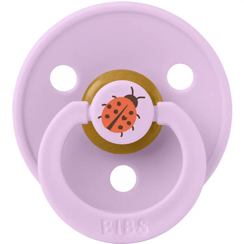 Bibs Violet Sky Pacifier Studio Colour Ladybug Latex 1