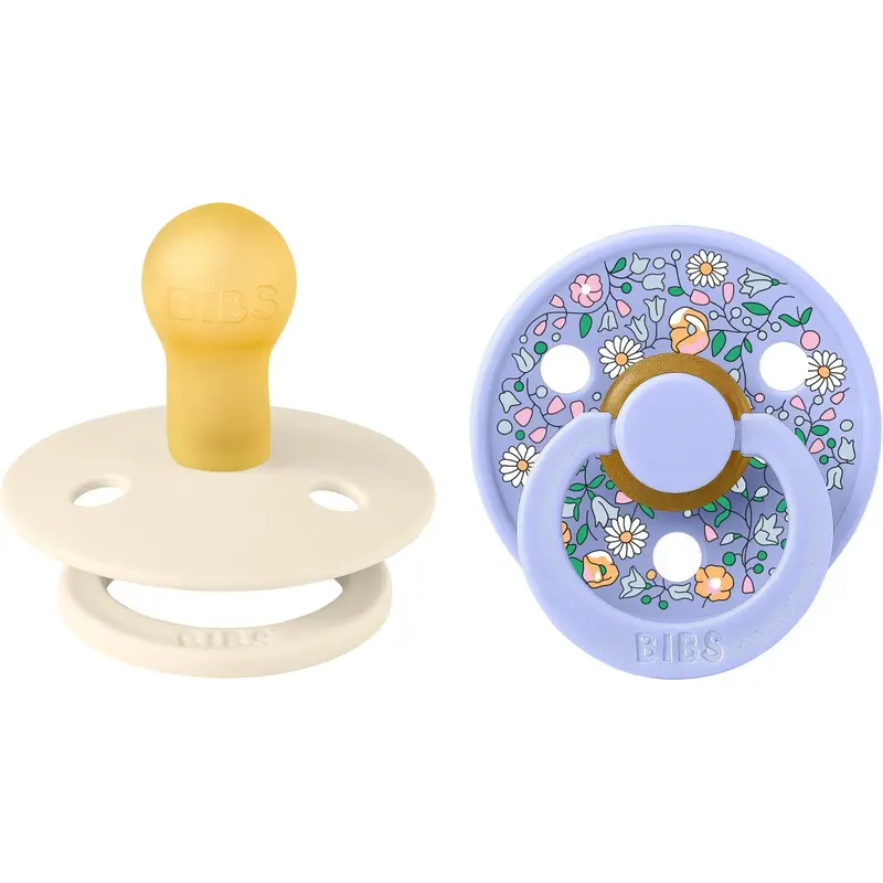 Bibs X Liberty Ivory Mix Pacifier Colour 2-Pack Chloe Meadow Latex 2