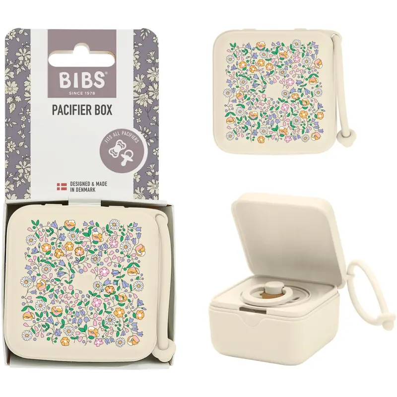 Bibs X Liberty Ivory Pacifier Box Chloe Meadow 1