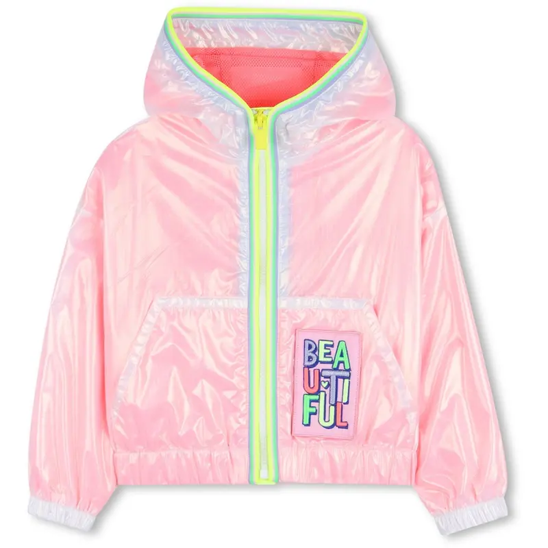 Billieblush White Hooded Windbreaker 1