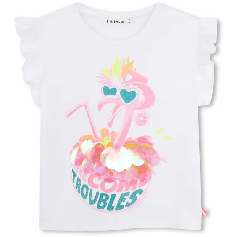 Billieblush White T-Shirt 1