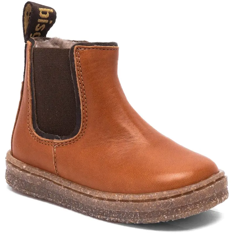 Bisgaard Cognac Phillip Lamb First Step Shoe 1