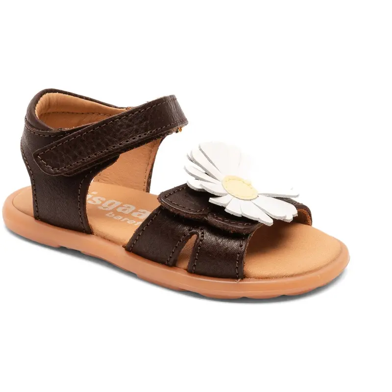 Bisgaard Dark Brown Barefoot Oya Sandal 1