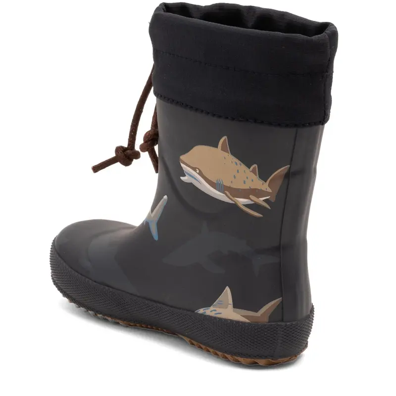 Bisgaard Deep Blue Shark Thermo Rubber Boot 5