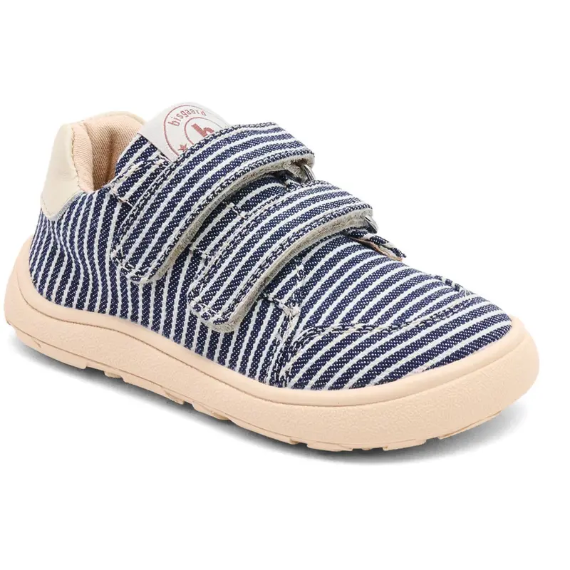 Bisgaard Navy Barefoot Skipper First Step Shoe 1