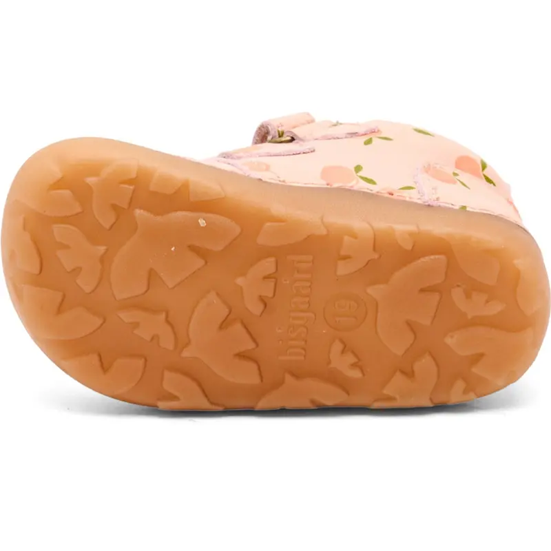 Bisgaard Peach Barefoot Carter First Step Shoe 2