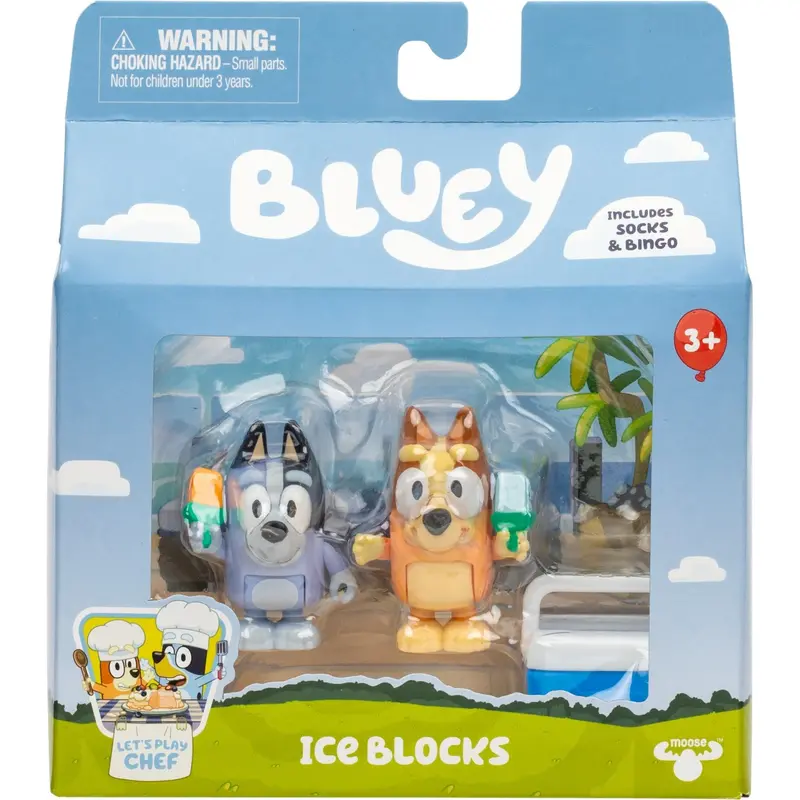 Bluey 2-Pak Chef & Socks Iceblocks 1