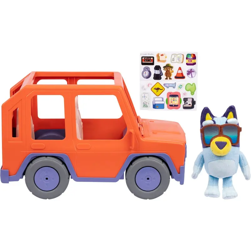 Bluey Big Heeler Car 4Wd W/Plush 1