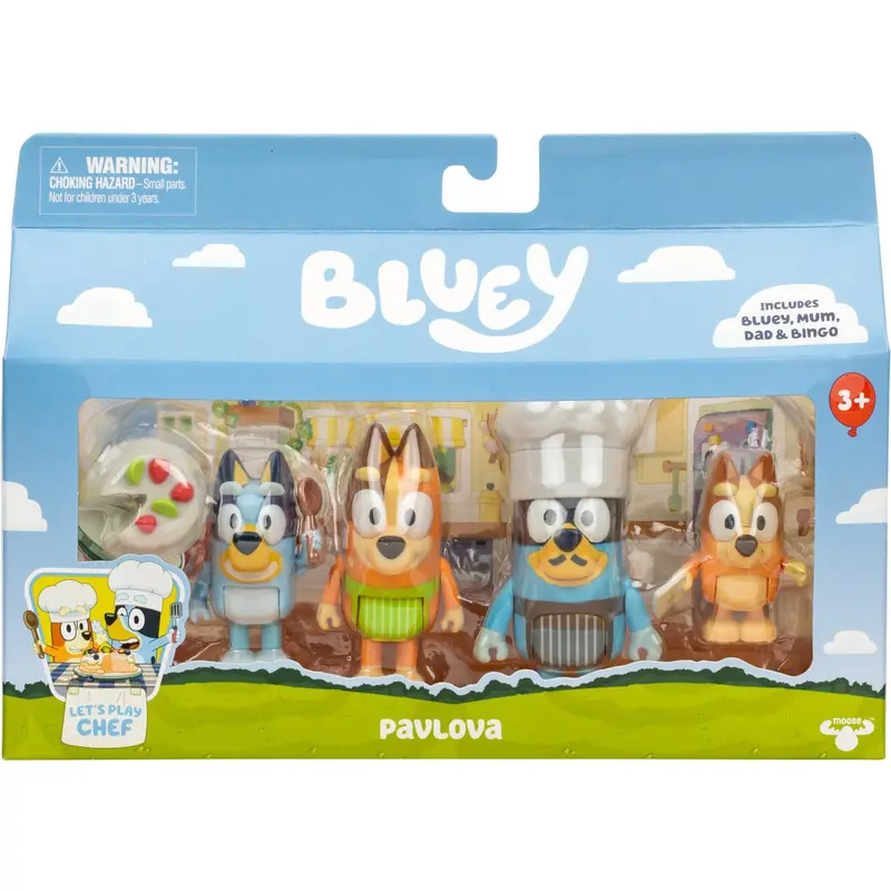 Bluey Figure 4-Pack Dessert Time Pavlova 1
