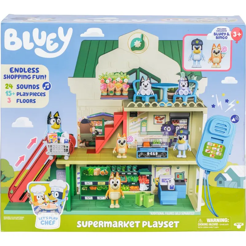 Bluey Supermarket Playset 1